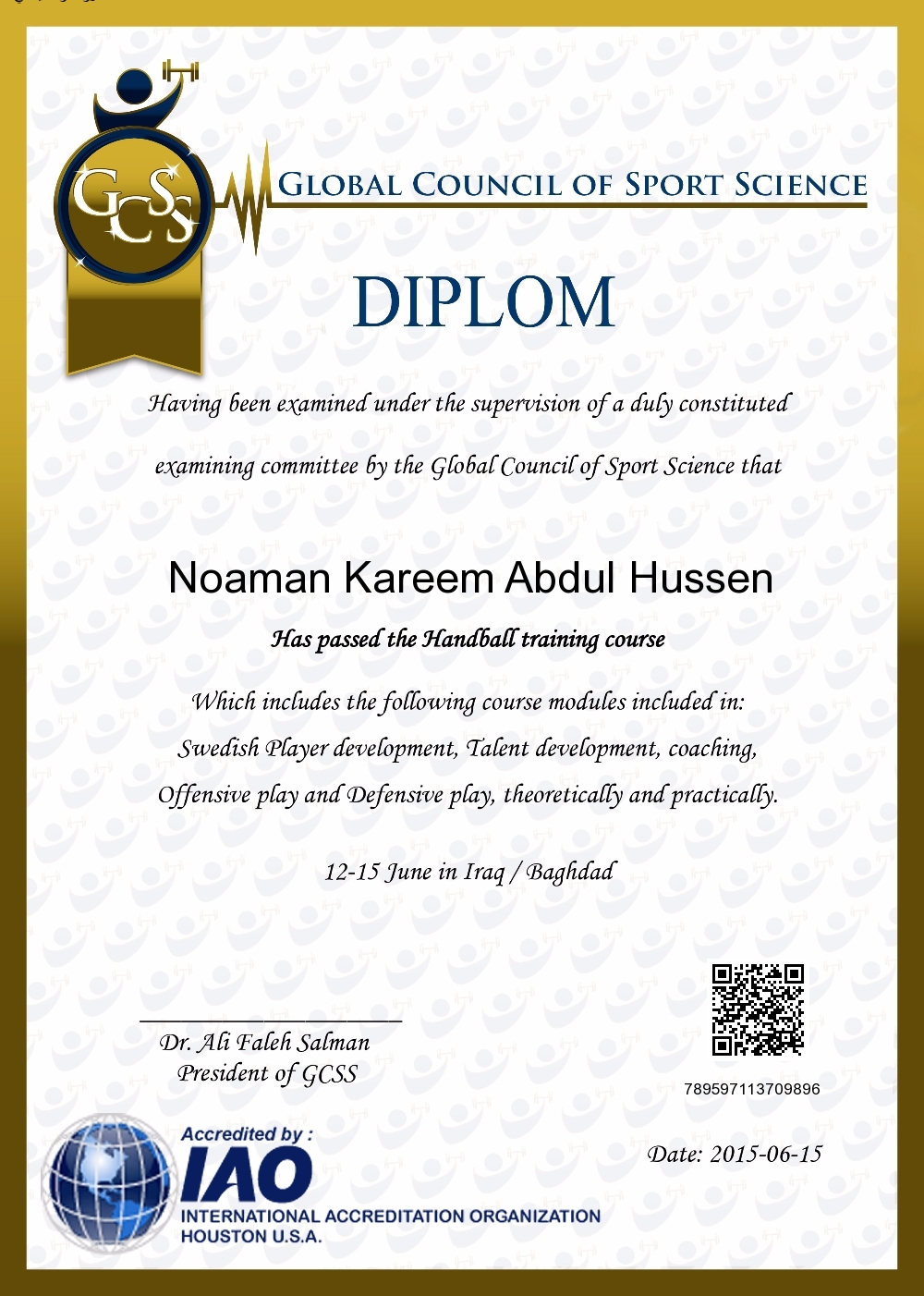 Noaman Kareem Abdul Hussen
